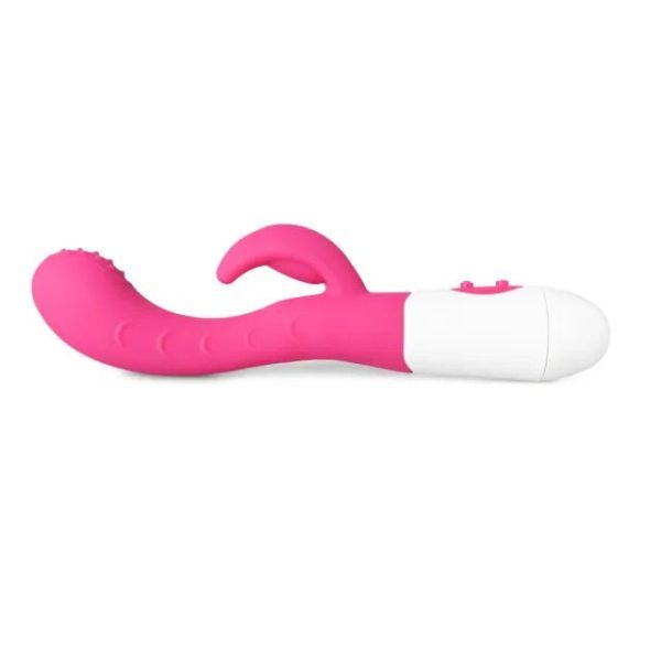 Silicone Dual Motors G-Spot Vibrator Pink - Image 4