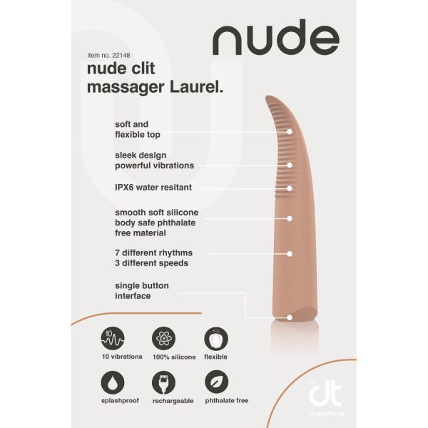 Nude Laurel Mini Travel Massager - Image 4