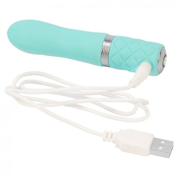 Pillow Talk Flirty Rechargeable Bullet Teal - Image 4