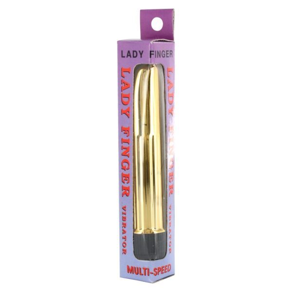 Lady Finger Mini Vibrator Gold - Image 3