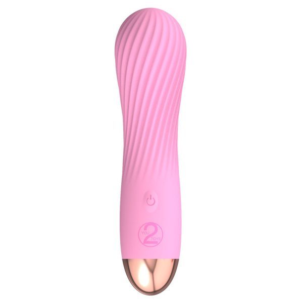 Cuties Silk Touch Rechargeable Mini Vibrator Pink - Image 3