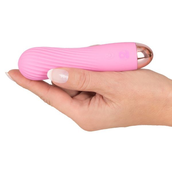 Cuties Silk Touch Rechargeable Mini Vibrator Pink - Image 4