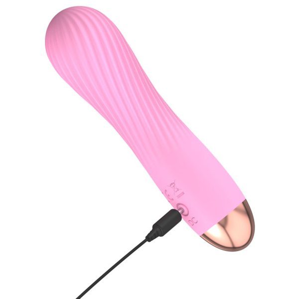Cuties Silk Touch Rechargeable Mini Vibrator Pink - Image 5