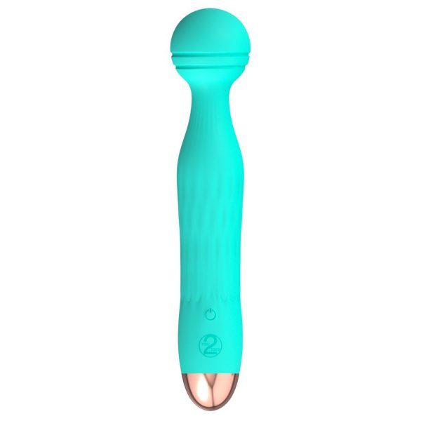 Cuties Silk Touch Rechargeable Mini Vibrator Green - Image 3