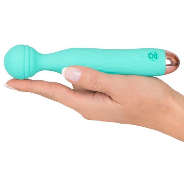 Cuties Silk Touch Rechargeable Mini Vibrator Green - Image 4