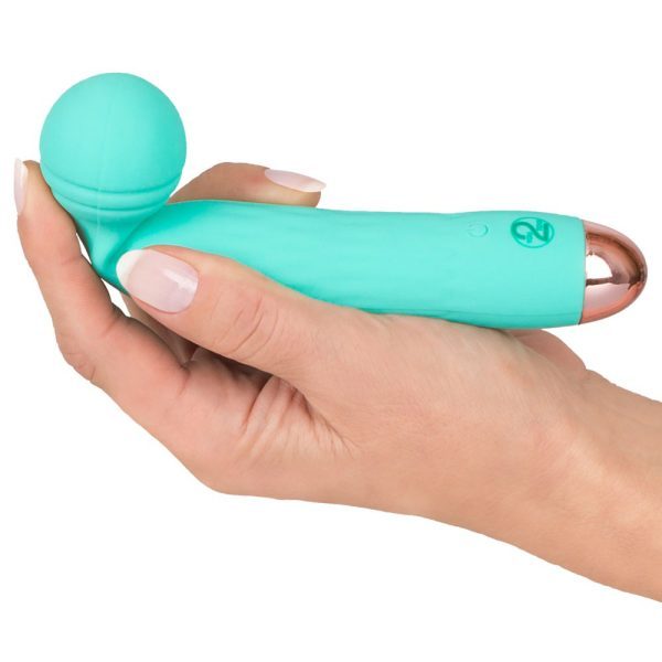 Cuties Silk Touch Rechargeable Mini Vibrator Green - Image 5