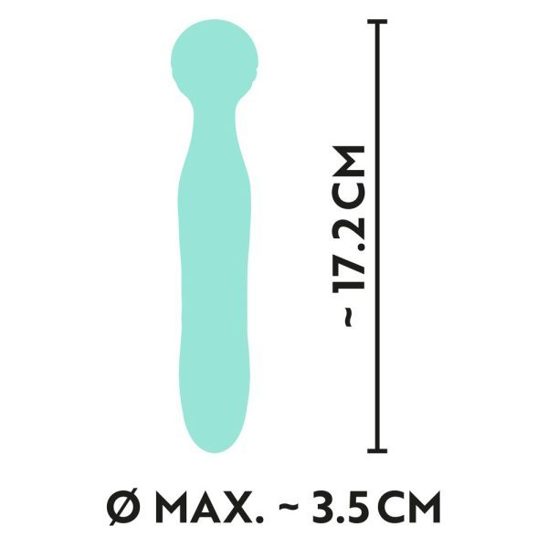 Cuties Silk Touch Rechargeable Mini Vibrator Green - Image 6