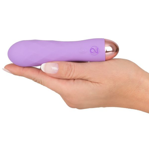 Cuties Silk Touch Rechargeable Mini Vibrator Purple - Image 4