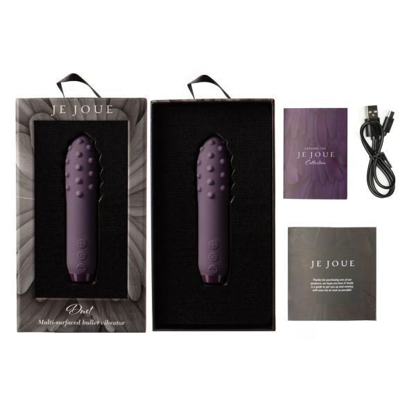 Je Joue Duet Multi Surfaced Bullet Vibrator Purple - Image 5