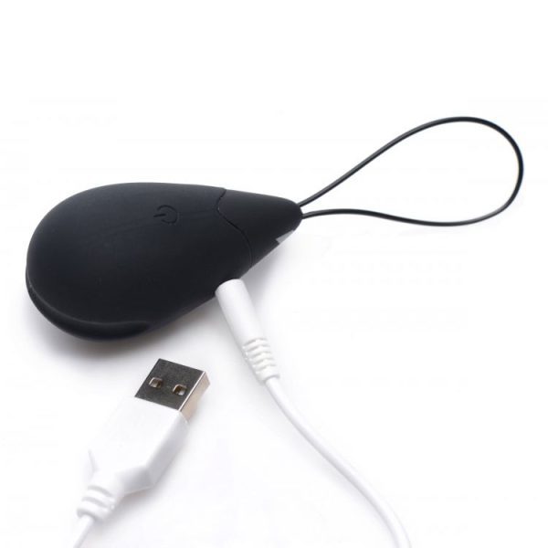 XR 10X Silicone Vibrating Egg Black - Image 4