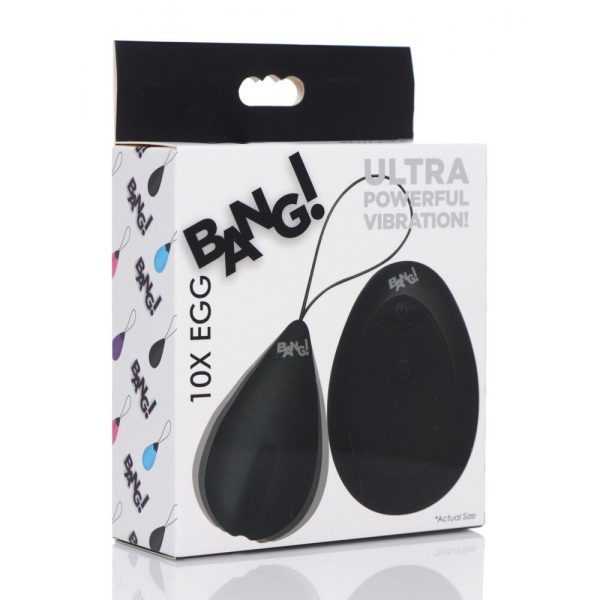 XR 10X Silicone Vibrating Egg Black - Image 6