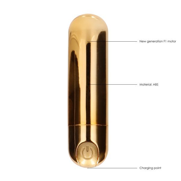 10 speed Rechargeable Bullet Gold - Image 4