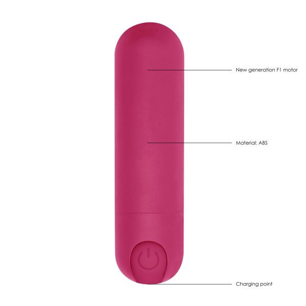 10 speed Rechargeable Bullet Pink - Image 4