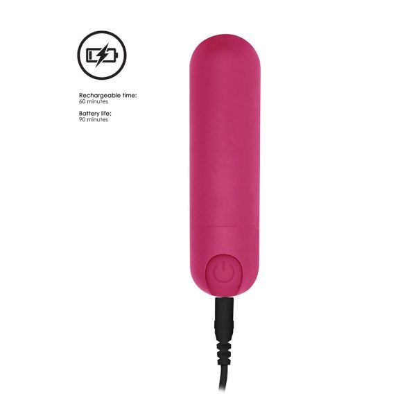 10 speed Rechargeable Bullet Pink - Image 6