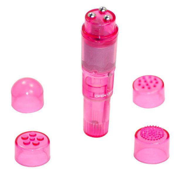 Pink Powerful Pocket Mini Vibrator - Image 3