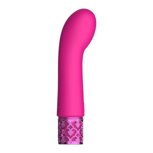 Royal Gems Bijou Rechargeable Silicone Bullet Pink - Image 2