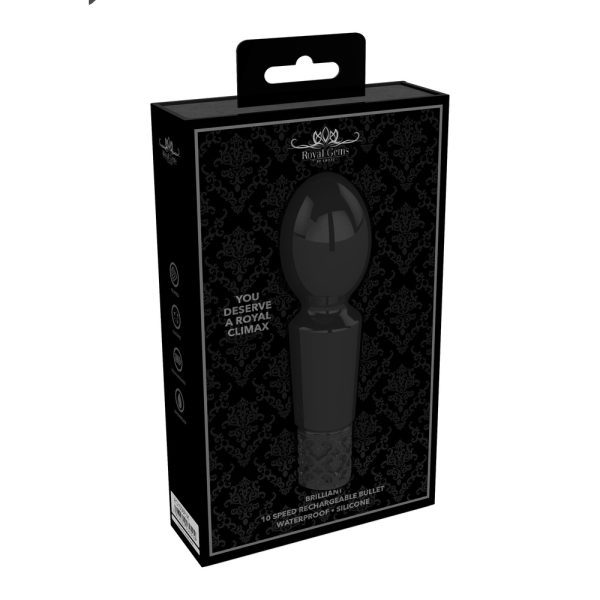 Royal Gems Brilliant Rechargeable Bullet Black - Image 4