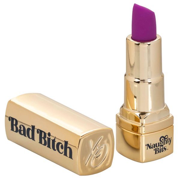 Naughty Bits Bad Bitch Rechargeable Lipstick Vibrator - Image 2